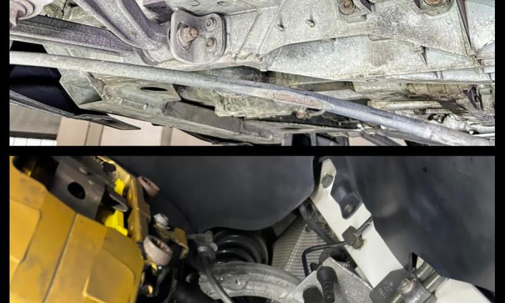 Lamborghini Gallardo pulizia a ghiaccio secco prima e dopo