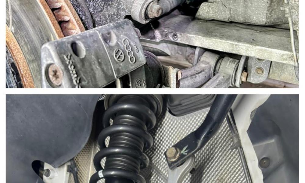 Lamborghini Gallardo pulizia a ghiaccio secco prima e dopo